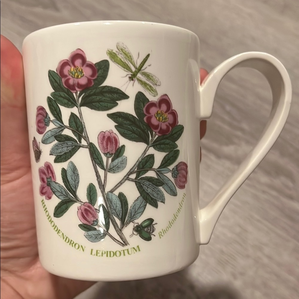 Portmeirion Cream Mug Rhododendron - Picture 3 of 4
